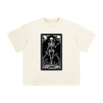 Mystery Skeleton Tarot Card Graphic Tee-INNBLAC Fashion Apparel