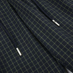 Vintage Plaid Panel Wide-Leg Trousers