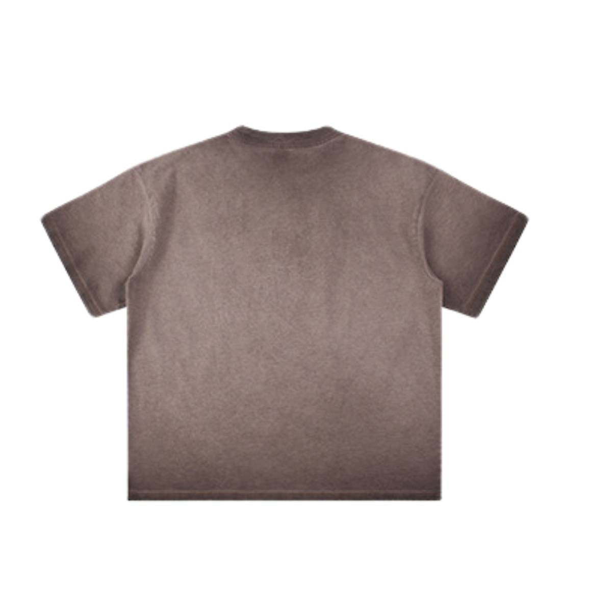 Camiseta desteñida con lavado a la piedra de 7.5 oz