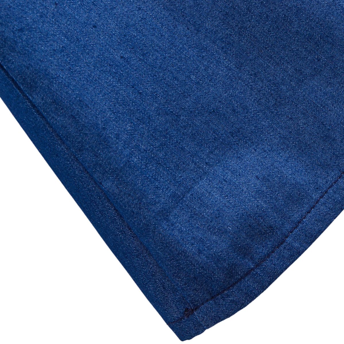 Falda vaquera con bordado de perlas y lavado vintage