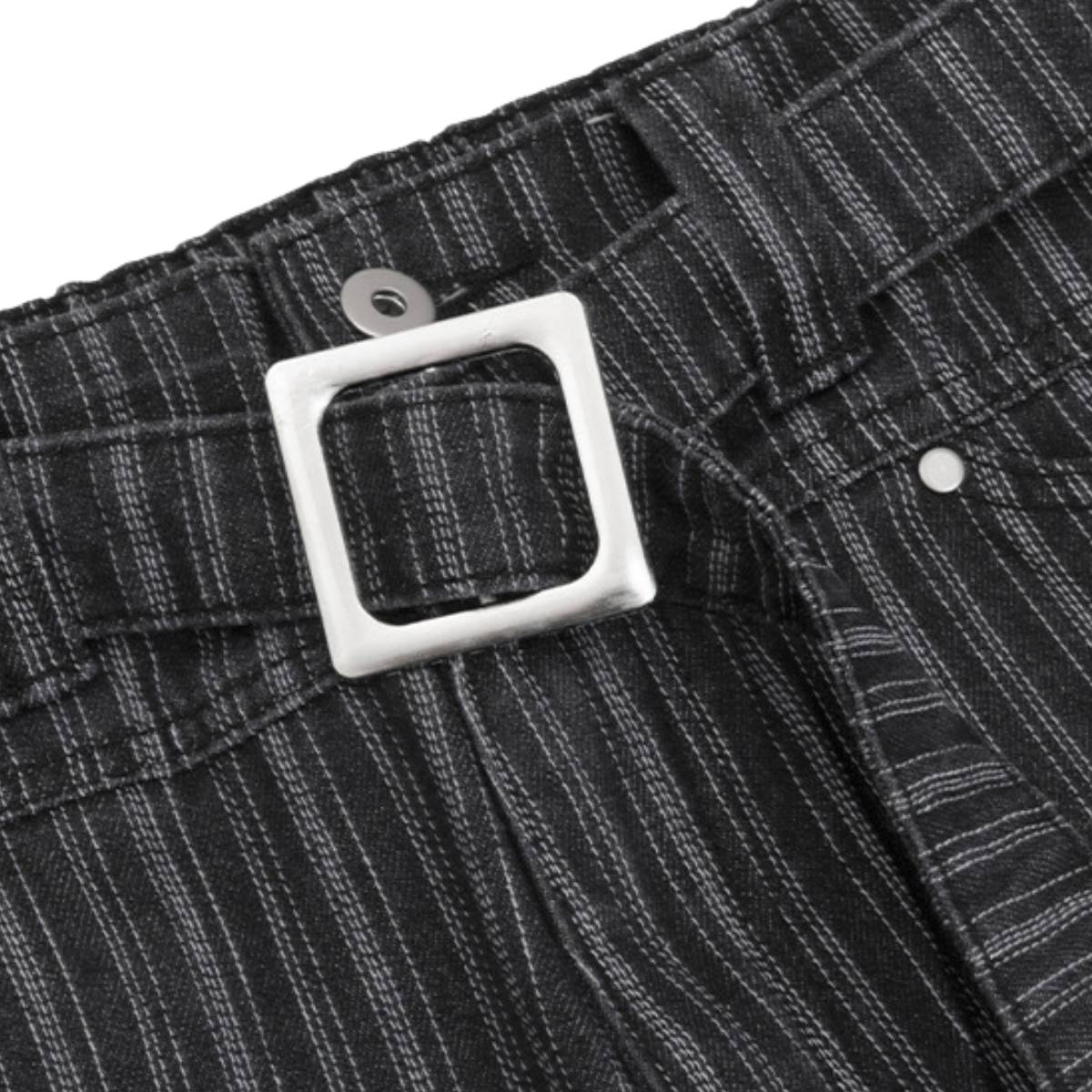 Striped Relaxed Fit Unisex Old Money Casual Trousers