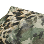 Camo Leopard Print Multi-Pocket Cargo Bermuda Shorts