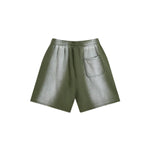 Shorts holgados vintage con lavado intenso