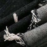 Street Hip-hop Distressed Patchwork Denim Jacket