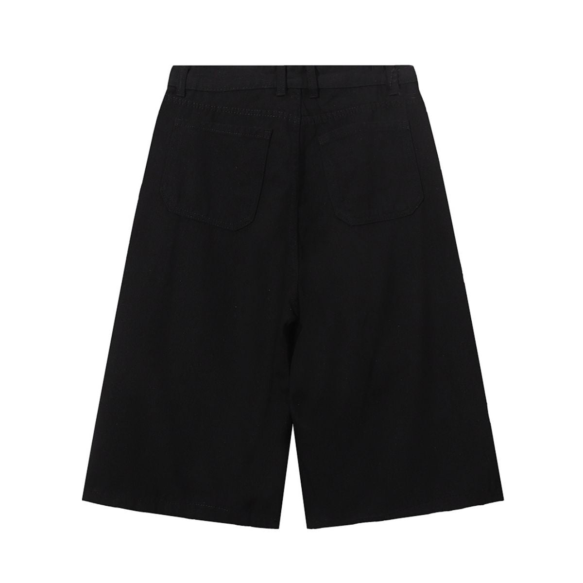 Bermudas con lavado vintage y salpicaduras de tinta
