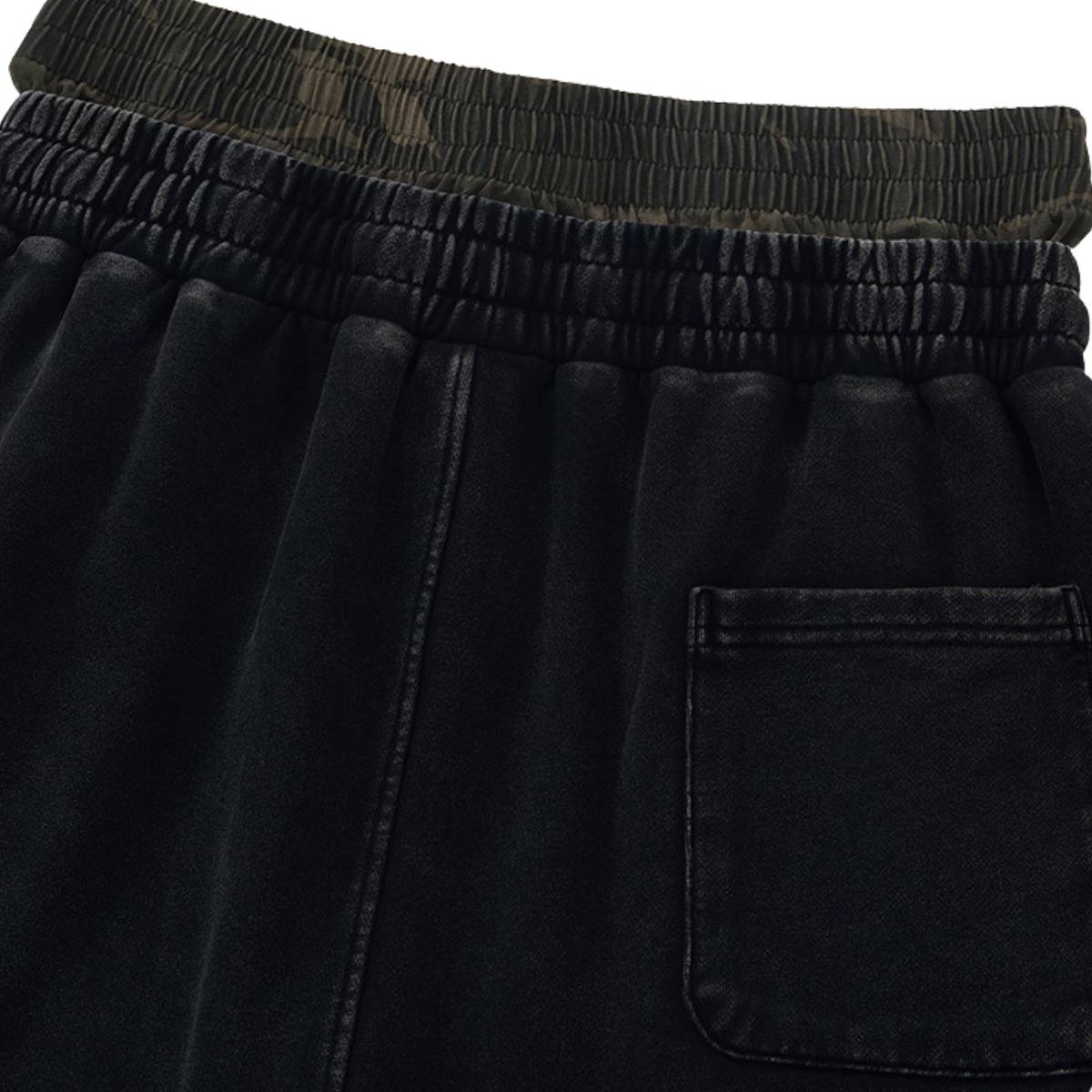 Shorts holgados vintage con lavado intenso
