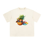 Pineapple Vacation Comic Graphic Tee-INNBLAC Fashion Apparel