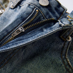 Muddy Washed Bootcut Jeans-INNBLAC Fashion Apparel