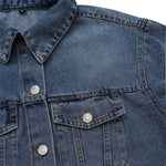 Vestido midi vaquero sin mangas con botones y aberturas en la parte delantera