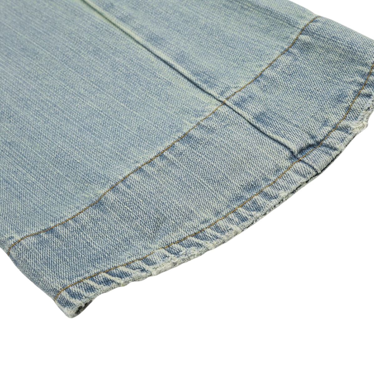 Vintage Blue Lightning Design Relaxed Denim Jeans