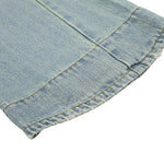 Vintage Blue Lightning Design Relaxed Denim Jeans