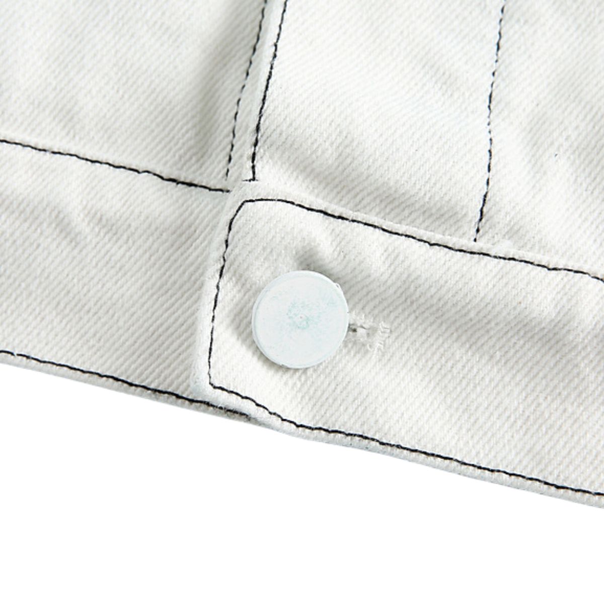 Hipster-style Tie-dye Vintage Loose Gradient-color Denim Jacket