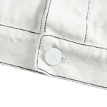 Hipster-style Tie-dye Vintage Loose Gradient-color Denim Jacket