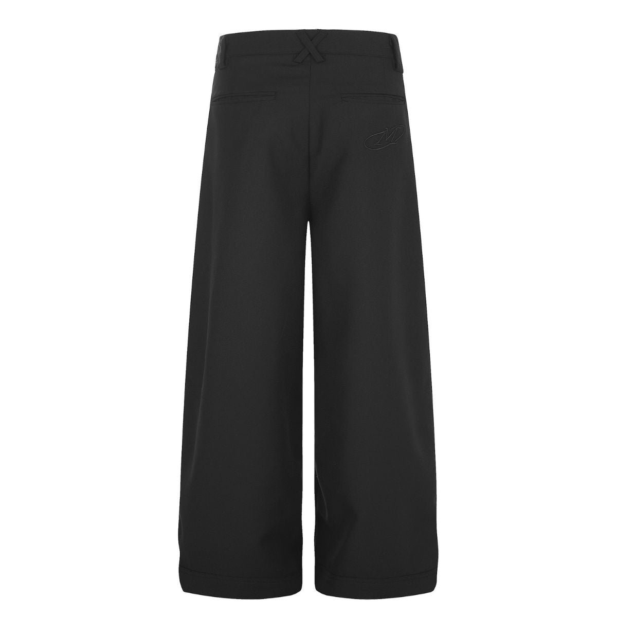 Quiet Luxury Pleated Straight-Leg Trousers