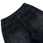 Vintage Slub Denim Wide Leg Jeans