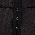 Falda vaquera con bordado de perlas y lavado vintage