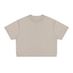 275G Heavyweight Cotton Coverstitch Cropped Tee