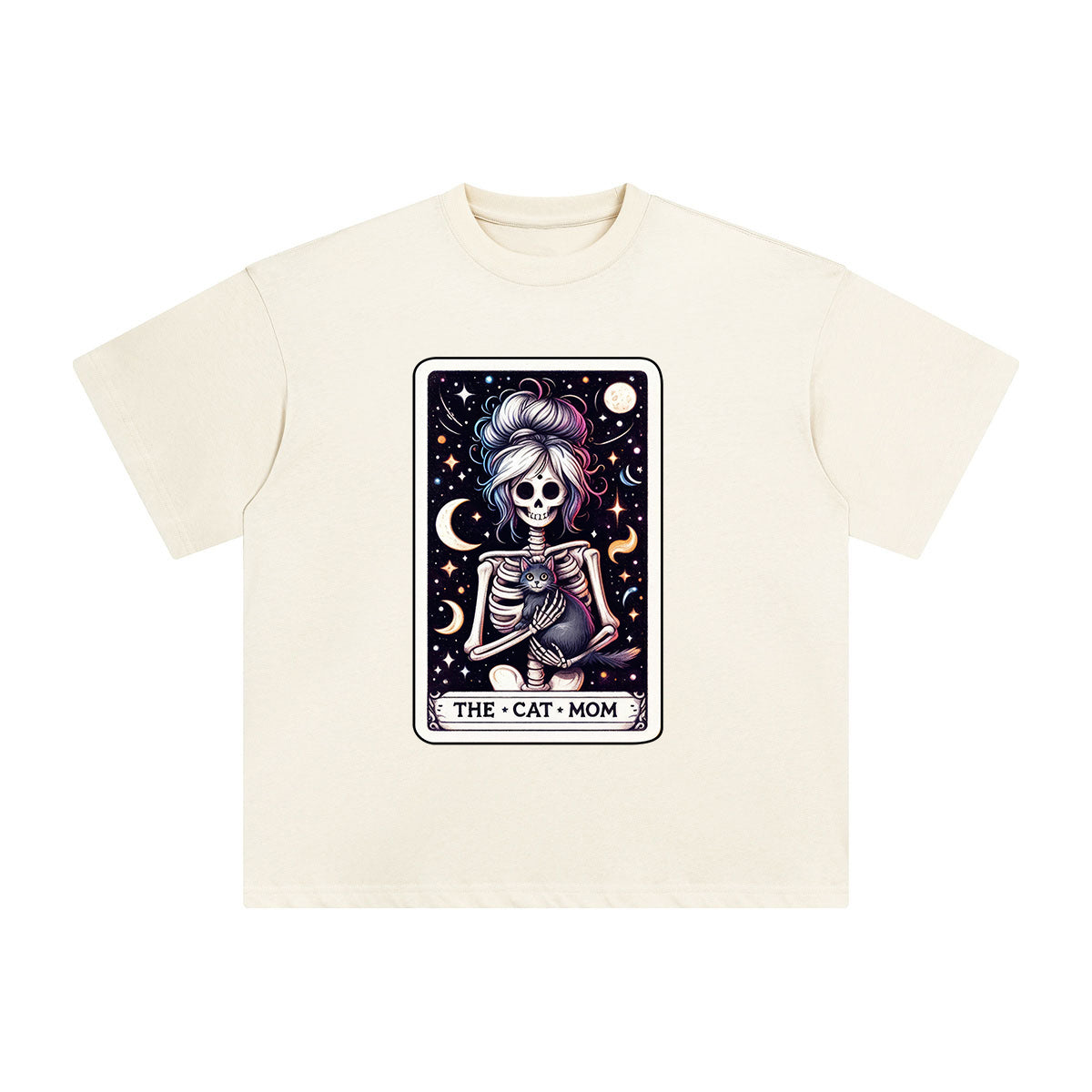 The Cat Mom Comic Graphic Tee-INNBLAC Fashion Apparel