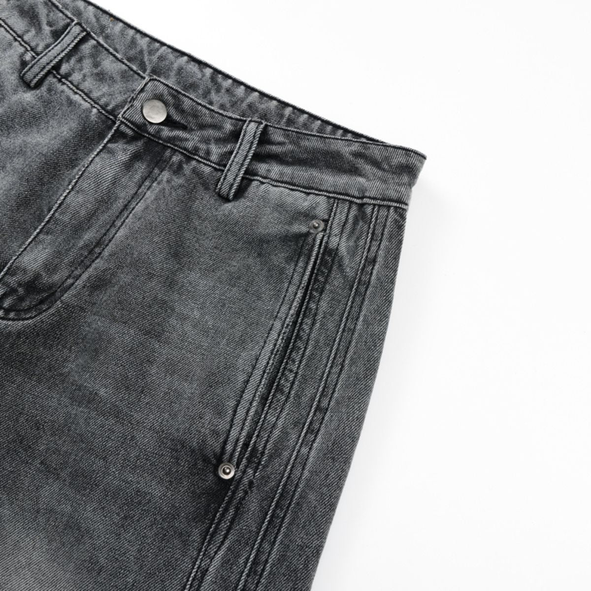 Washed American Streetwear Unisex Jeans