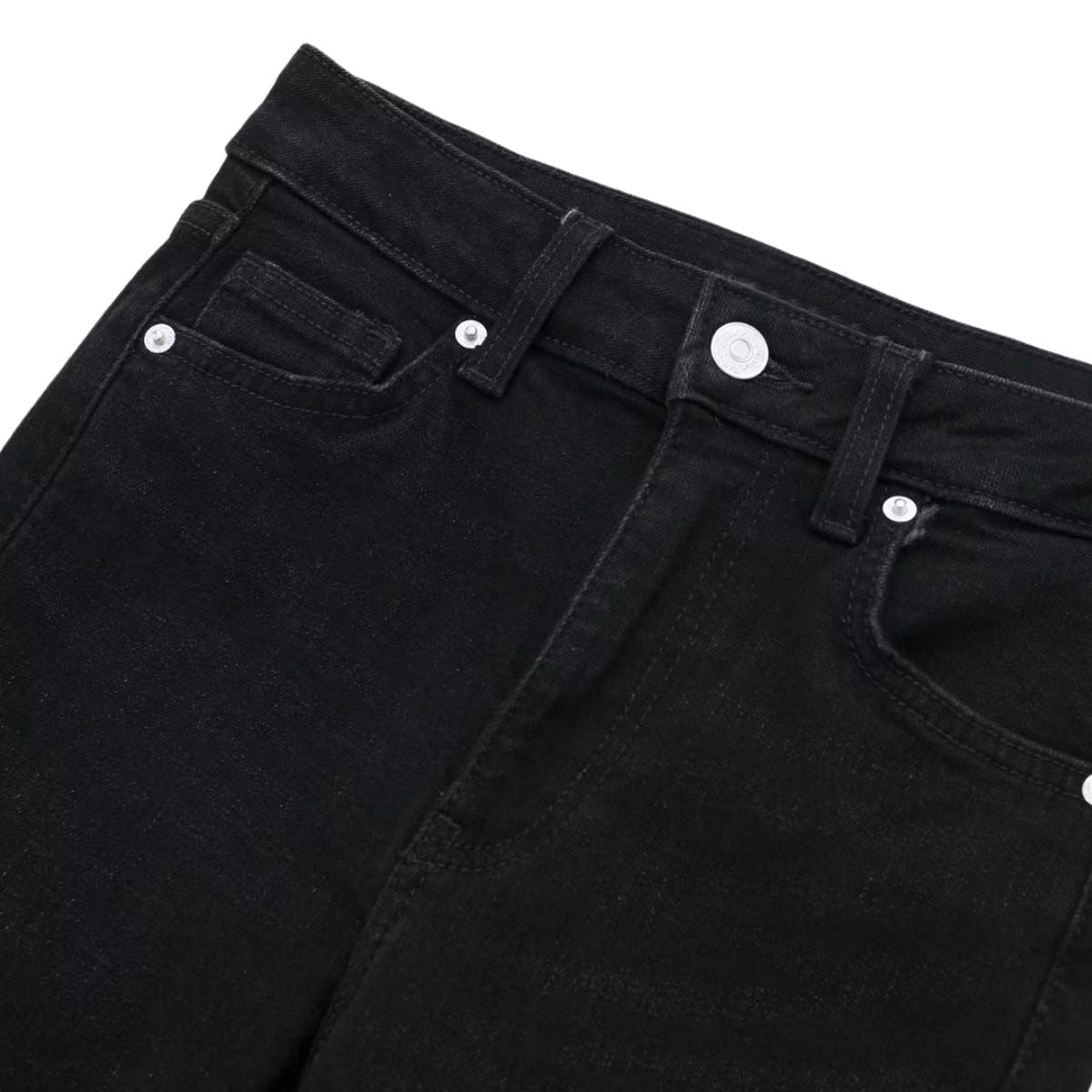 Risen Women's Mid-Rise Washed Flare Jeans