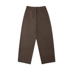 High Waist Structured Seam Relaxed Draped Wide Leg Pants