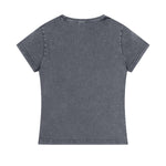 Snow Washed Peruvian Cotton Slim Fit Y2K Tee