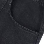 Solid Embroidered Relaxed Straight Leg Jeans