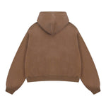 Dual Zipper Fleece Hooded Streetwear Hoodie