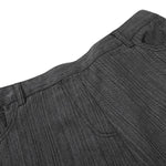Minimalist Pinstripe Wide-Leg Utility Trousers
