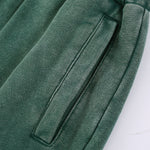 Acid Washed Cotton Baggy Joggers