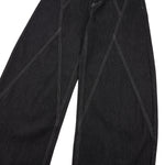 Vintage Washed Paneled Barrel-Leg Baggy Jeans