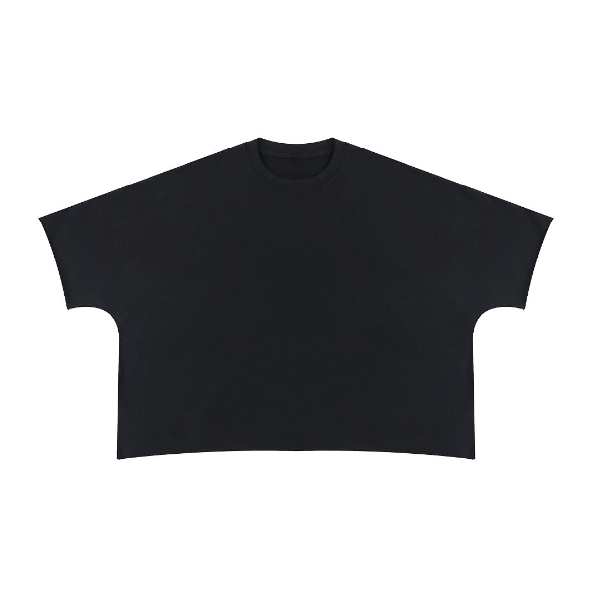 Washed Boxy Cropped Raglan Tee