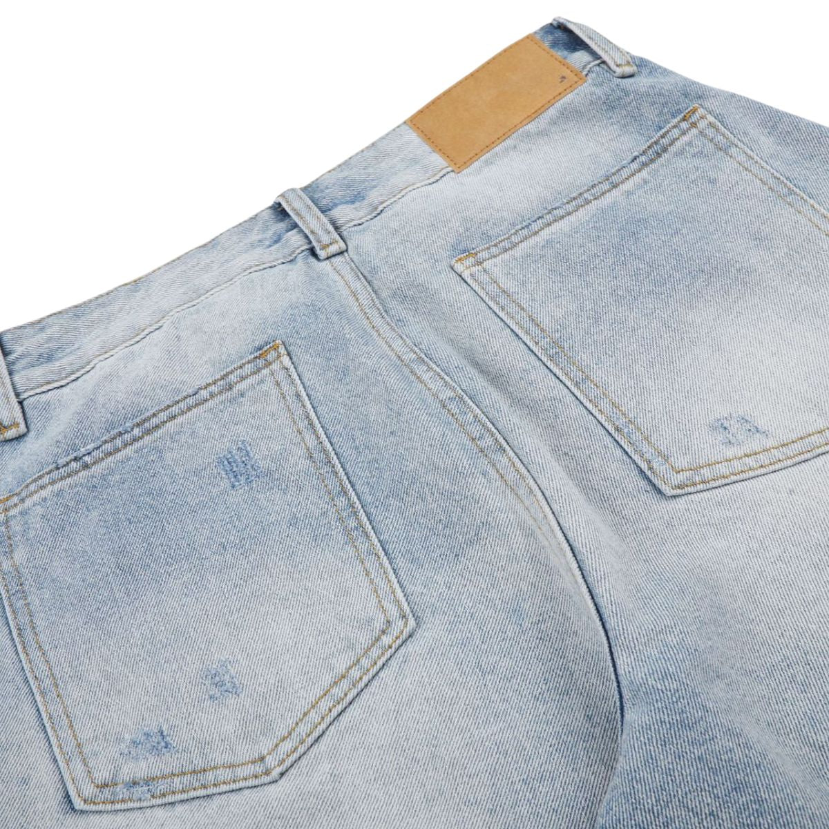 Vintage Distressed Relaxed Denim Shorts