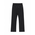 Stretch Zip Hem Utility Bootcut Jeans