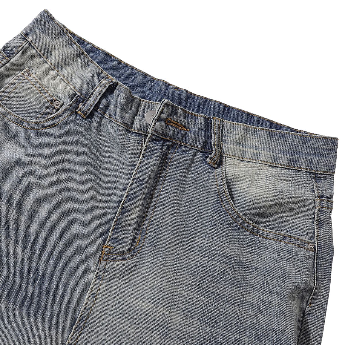 Vintage Slub Denim Barrel Leg Jeans