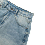 Vintage Light Blue Baggy Wide‑Leg Jeans