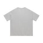 Vintage Wash Relaxed Linen-Cotton Blend Short Sleeve T-Shirt