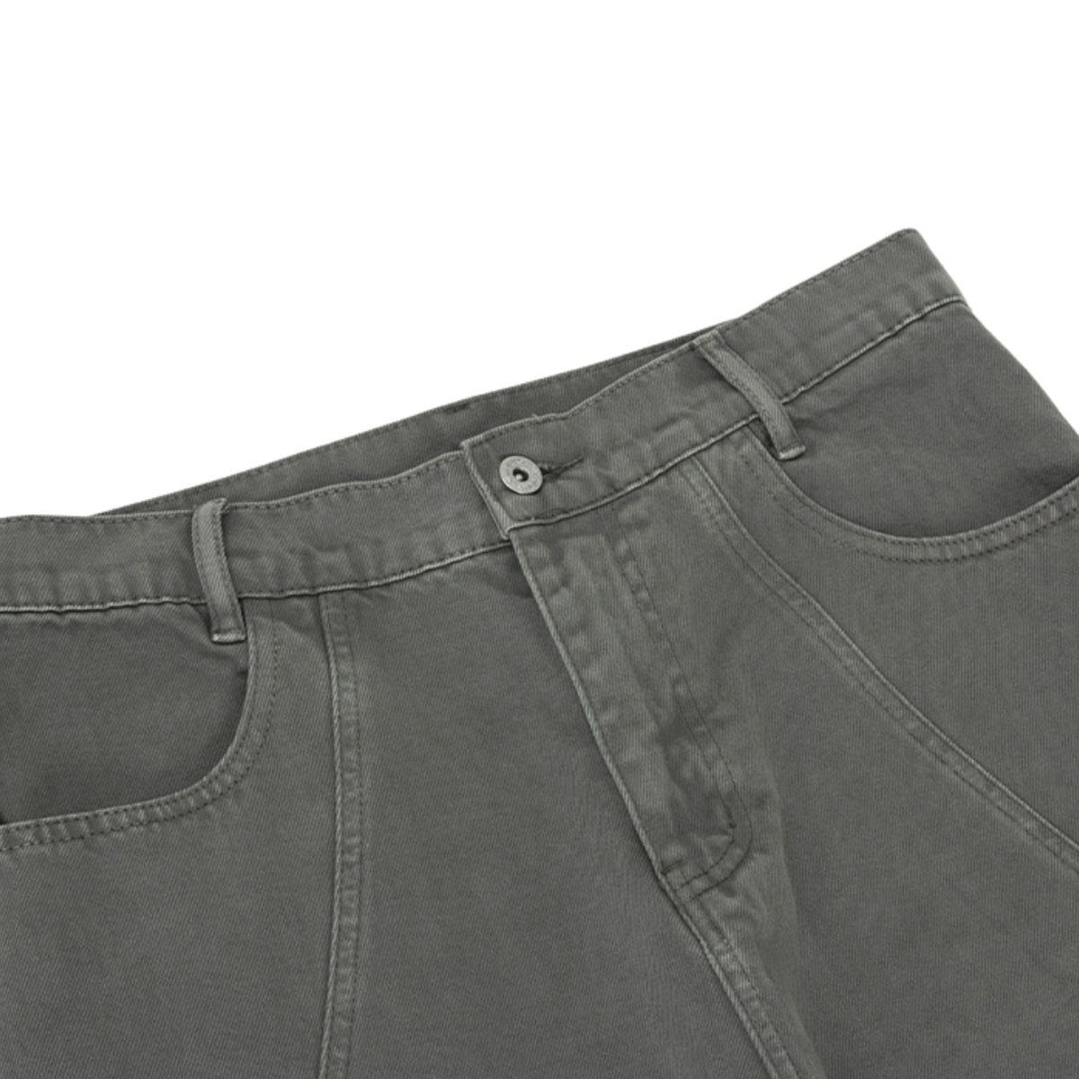 Patchwork Deconstructed Relaxed Loose Fit Stretch Casual Jogger Pants