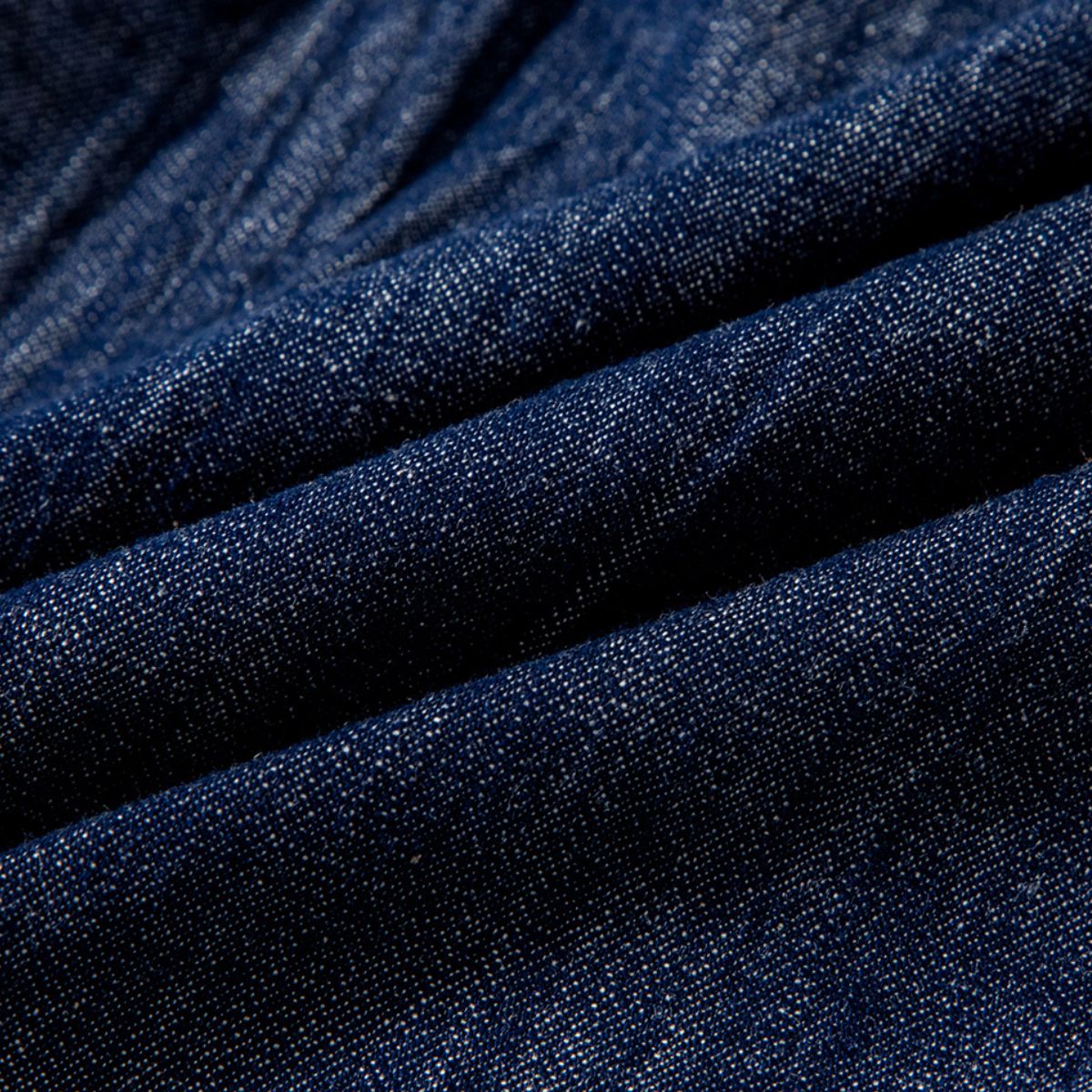 Denim Sleeveless Button-Front Pleated Dress