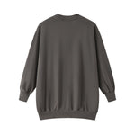 Heavyweight Cotton Washed Vintage Mid‑Length Sweatshirt