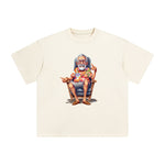 Grandpa Sitting On Beach Chair Graphic Tee-INNBLAC Fashion Apparel