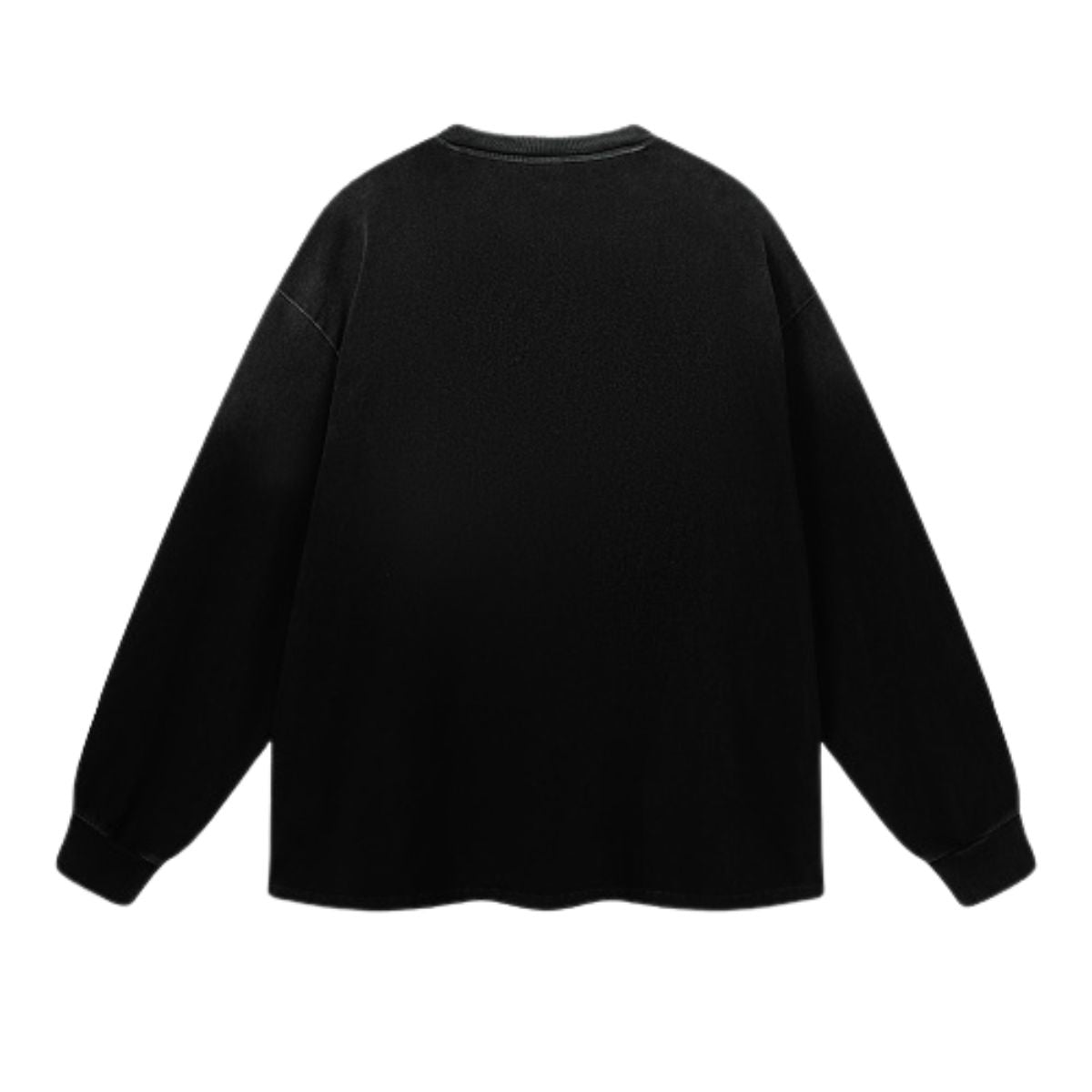 Vintage Overdyed Washed Cotton Long Sleeve T-Shirt