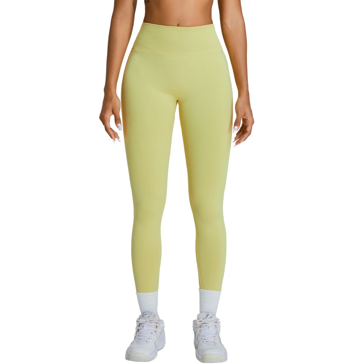 High-Waisted Seamless Yoga Leggings