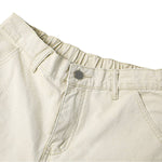 Washed Solid Baggy Wide Leg Workwear Pants