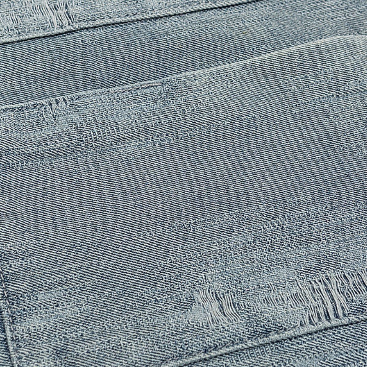 American Vintage Irregular Wear Pattern Design Washed Denim Jacket