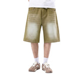 Men’s Vintage Y2K Streetwear Style Baggy denim shorts