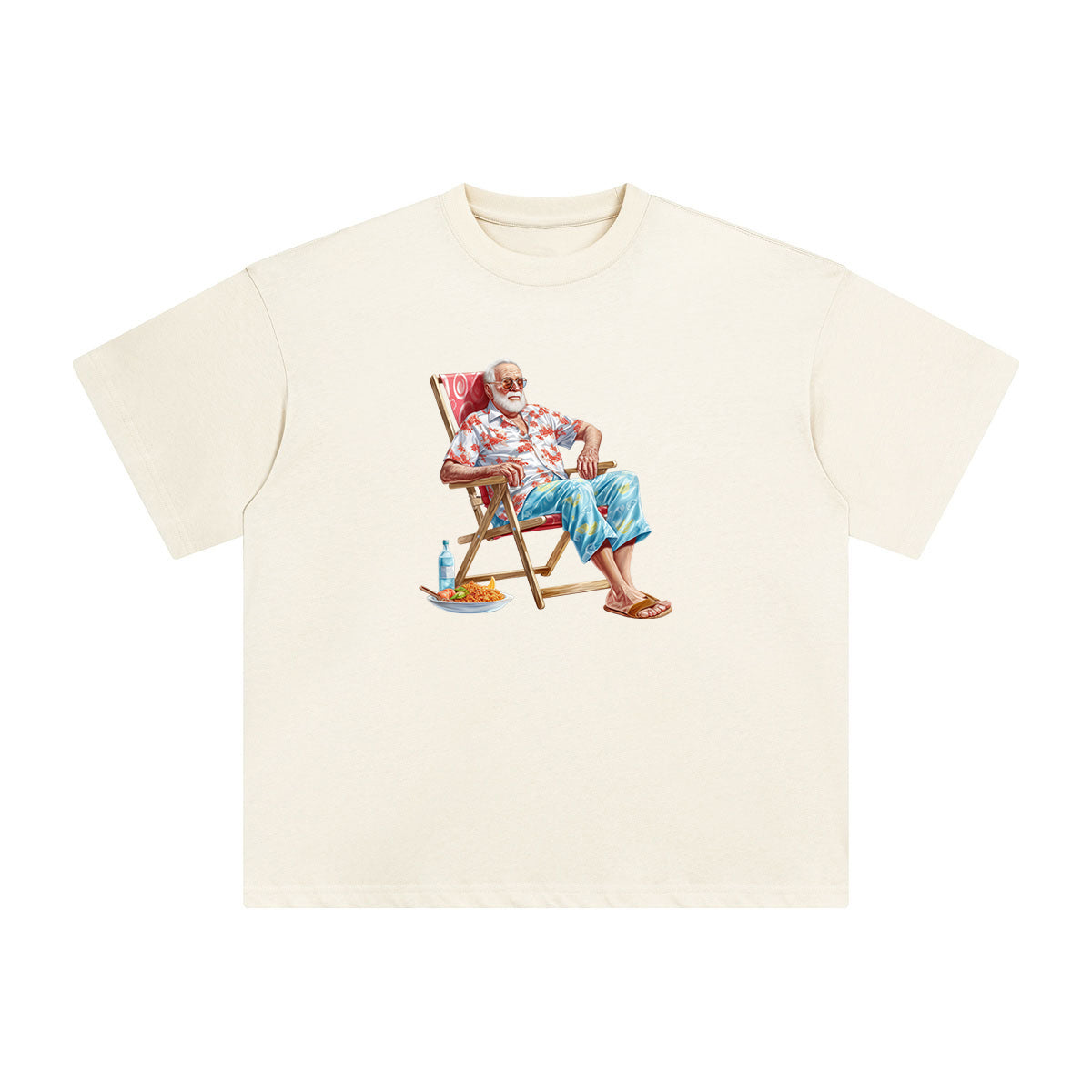 Grandpa Sleeping Graphic Tee-INNBLAC Fashion Apparel