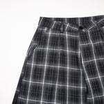 Vintage Hip-Hop Plaid High-Street Baggy Wide-Leg Trousers