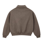 Quiet Luxury Old Money Half Zip Polo Sweatshirt