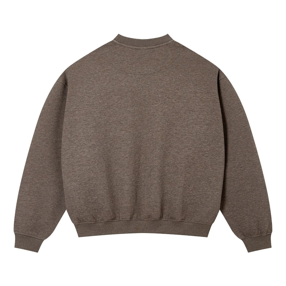 Loose Drop Shoulder Crew Neck Sweatshirt Casual Pullover